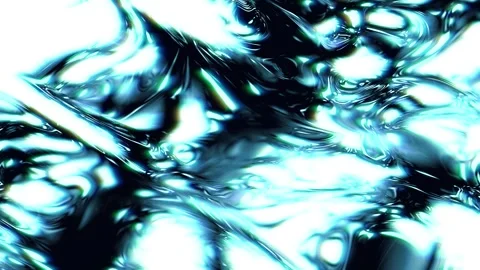 Sci-Fi Dreams: Mesmerizing Trippy White-Blue Stock Footage 256236261