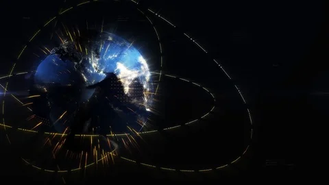 Sci Fi Earth UltraHD Video stock 73590141