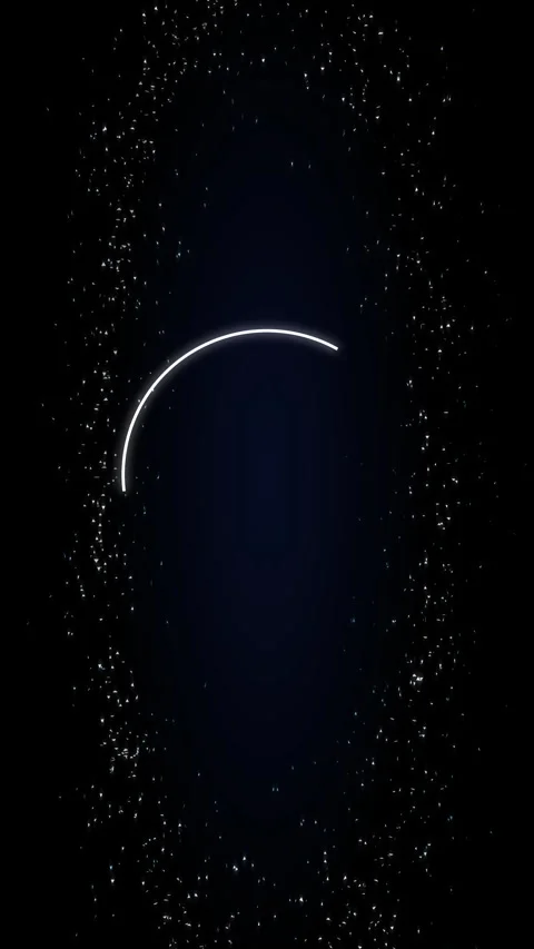 Sci-Fi Energy Arc and Cosmic Particle Animation 動画素材 336670001