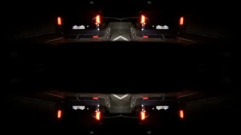 Sci-fi fantasy inception effect over highway Stock Footage 97069150