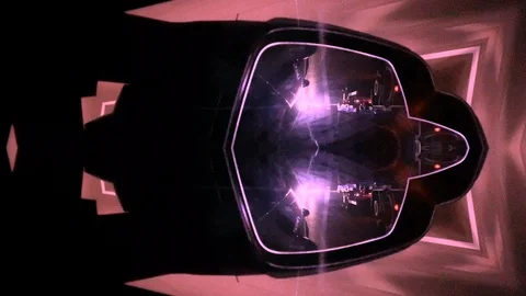 Sci-fi fantasy inception effect over German highway at night Stock Footage 97069201