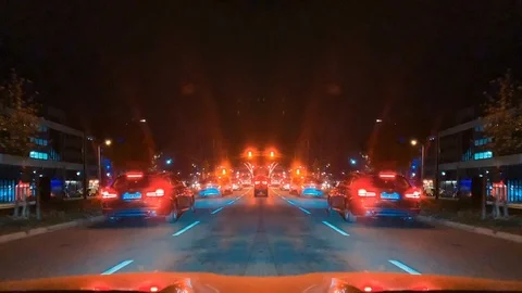 Sci-fi fantasy inception effect over German street Stock Footage 97069213