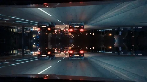 Sci-fi fantasy inception effect over street Stock Footage 97069239