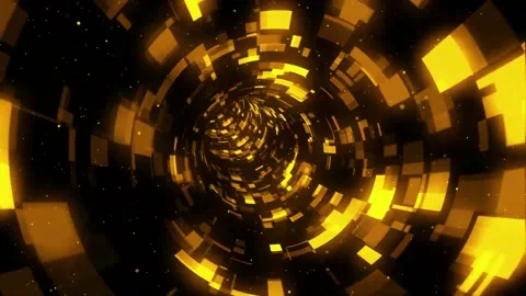 Sci fi Fast Moving Tunnel Lights Motion Background Loop Stock-Footage 171624019