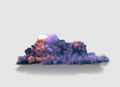 Sci Fi futuristic explosion or a magical explosion with electric arcs Stock Footage 228976791