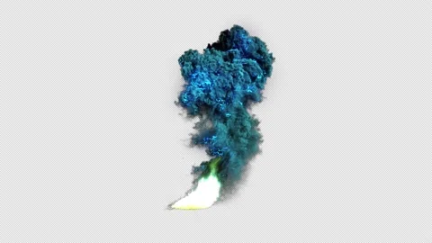 Sci Fi futuristic explosion or a magical explosion with electric arcs Stock Footage 229939775