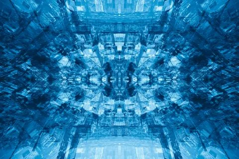 Sci-fi futuristic texture pattern abstract for background Foto stock