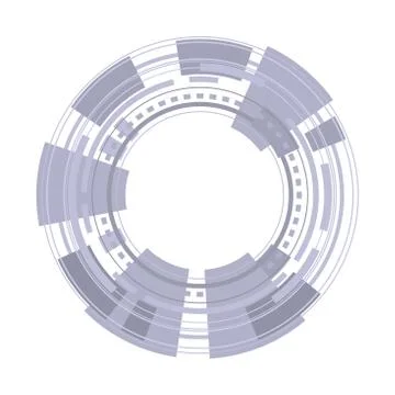 Sci fi Futuristic User Interface. Vector Stock Illustration