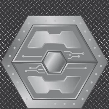 Sci-fi gate door future icon vector illustration design template 스톡 일러스트