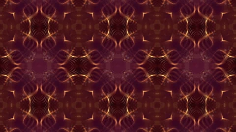 Sci-fi gold background of luminous particles that form curves, surfaces, complex Stock Footage 110535968