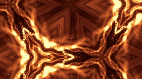 Sci-fi gold background of luminous particles that form curves, surfaces, complex Stock Footage 110547777