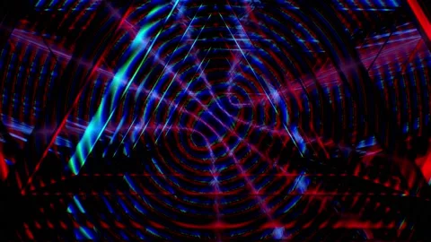 Sci-fi graphic backdrop and speed motion on the glowing concepts. Stock Footage 204137781