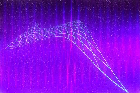Sci Fi Grid Stock Illustration