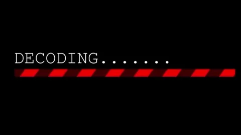 Sci-fi hacker screen background animation Stockbeeldmateriaal 332064513