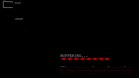 Sci-fi hacker screen background animation 库存影片 332064542