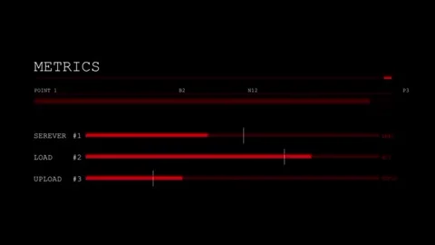 Sci-fi hacker screen background animation 스톡 동영상 332064546