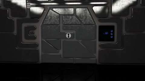 Sci Fi Hatch Stock Footage 64746085