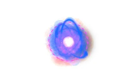 Sci-fi hud magic explosion and burning dots and particles in circle shape Stock Illustration