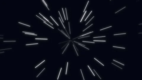 Sci-Fi Hyperdrive Light Burst Speed Motion Lines Stock Footage 341845210