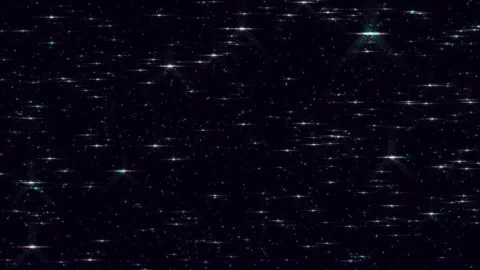 Sci-fi hyperspace starfield with digital glitch and chromatic aberration. Video stock 341398498