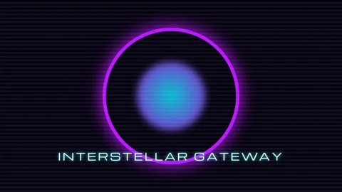 Sci-Fi Interstellar Portal Gate Opening - Cinematic Hypnotic Sci-Fi Visualize Stock Footage 337501518