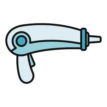 Sci fi laser blaster gun weapon icon Stock Illustration