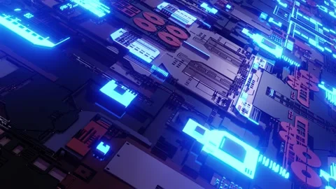 Sci-Fi loop background 4K Stock Footage 151557474