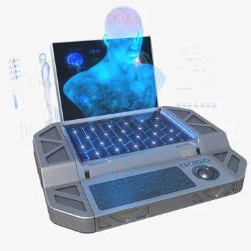 Sci-fi Medical Hologram Device 3D Model