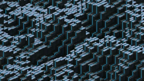Sci - Fi Metal Background Seamlessly Looped Animation Stock Footage 213302259