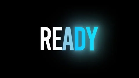 Sci-fi neon Ready title screen template Stock-Footage 337273223