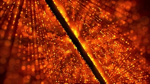 Sci fi or cyber grid Lines and dots form information blocks of a hologram Stock Footage 276550892