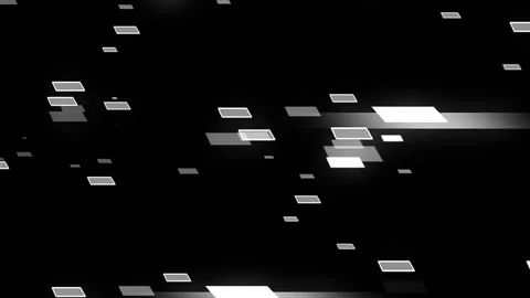 Sci fi or cyber grid dots form information blocks of a hologram, large data Stock Footage 287064557