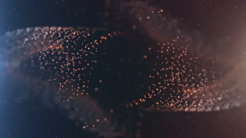 Sci-Fi Particle Background 14 스톡 동영상 107687523