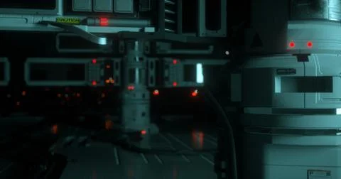 Sci-fi place Stock Illustration