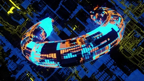 Sci Fi Power Generator 4K Stock Footage 151557180