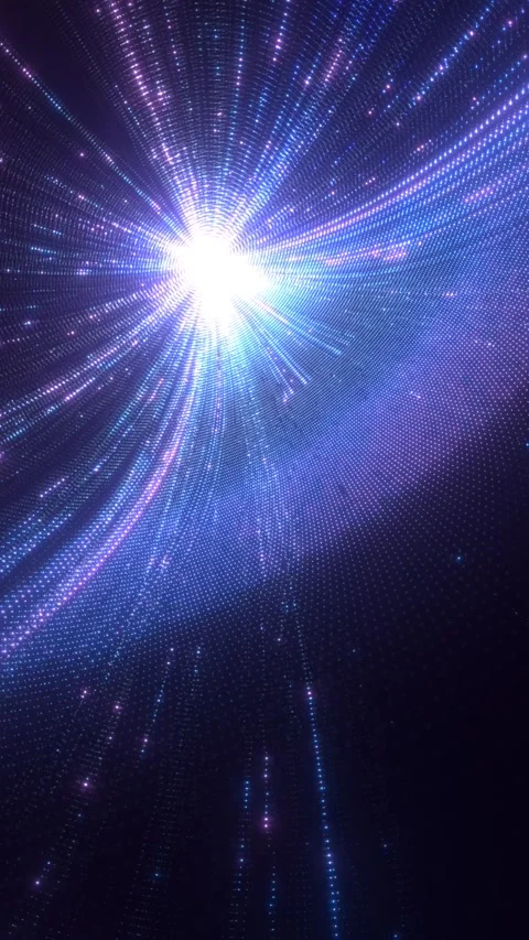 Sci-fi purple hyperspace warp light burst Stock Footage 344379052