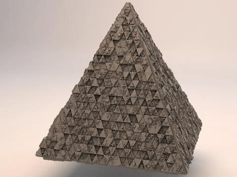 Sci-Fi Pyramid 3D Model