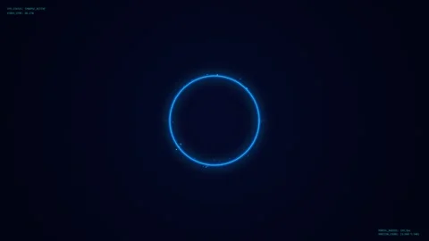 Sci-Fi Quantum Portal with Pink and Blue Plexus Loop Motion Graphic Stock-Footage 341834350