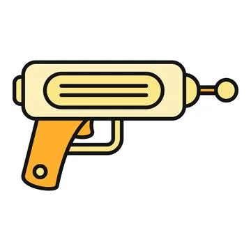 Sci fi ray gun blaster toy concept illustration Stock Illustration