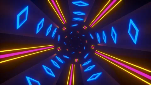 Sci Fi Rotating Background Stock Footage 304014059