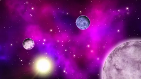 Sci-fi space background. Loop. Stock Footage 90211960