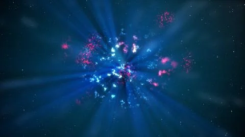 Sci-Fi Space Galaxy Background イラスト素材