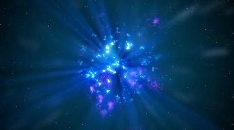 Sci-Fi Space Galaxy Background イラスト素材