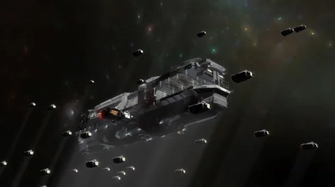 Sci-fi spaceship, star ship. Vidéo 62724711