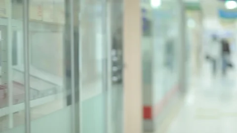 Sci fi style digital readout display pan wider Stock Footage 100594083