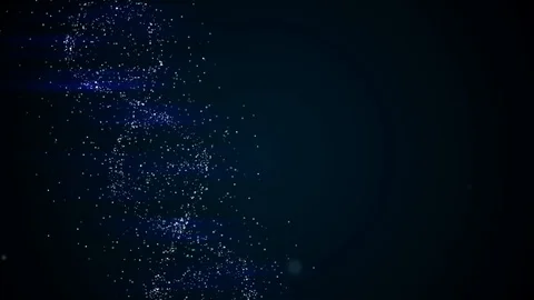 Sci-fi style. Rotating neon dna chain under the influence of fluorescent Stock Footage 122270045