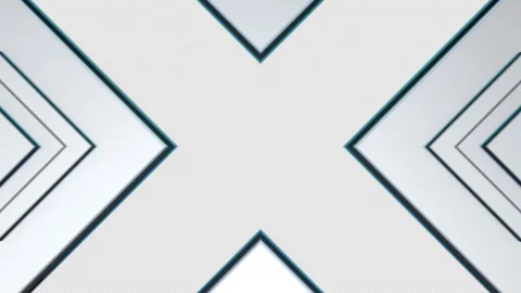 A sci-fi-style transition feat. a metal door closing and opening in an X-shape Stock Footage 343502087