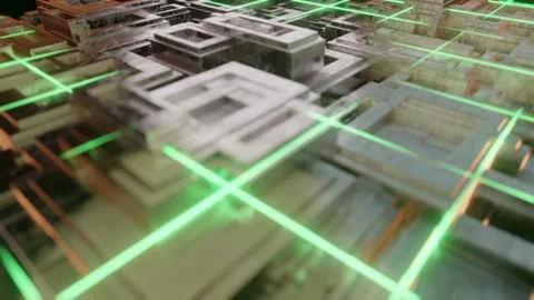 Sci-Fi technology-1 Stock Footage 208252681