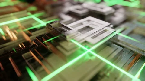 Sci-Fi technology-3 Stock Footage 208253762