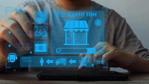 Sci-Fi technology- Stock Footage 219536043